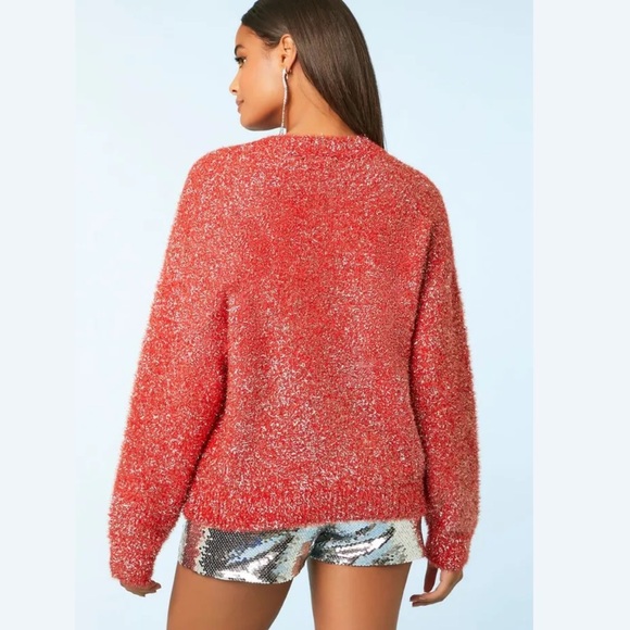 Occassion on Metallic Knit Sweater Size M - Picture 7 of 10